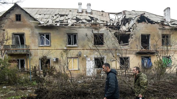 Последствия обстрела в ДНР