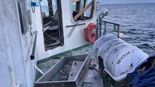 ‼ В результате атаки украинского дрона на российский танкер Midvolga 2 пострадали два человека