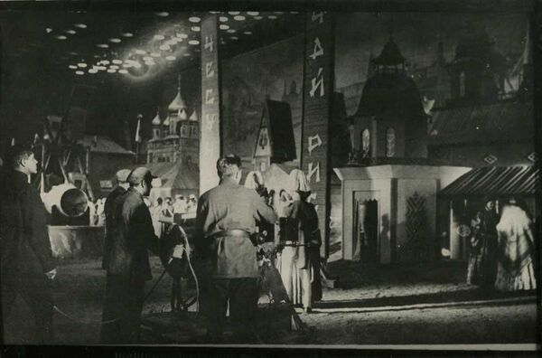 Эпизод съёмок фильма Прометей