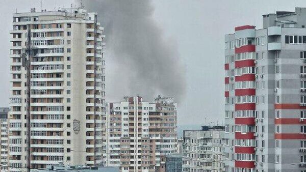 Харьковские каналы публикуют фото и видео с места взрыва в Харькове (северо-западный район города Алексеевка)