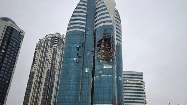 Взрыв прогремел в башне «Грозный-Сити» в центре столицы Чечни
