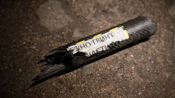 Последствия атаки вражеских БПЛА по Геническу