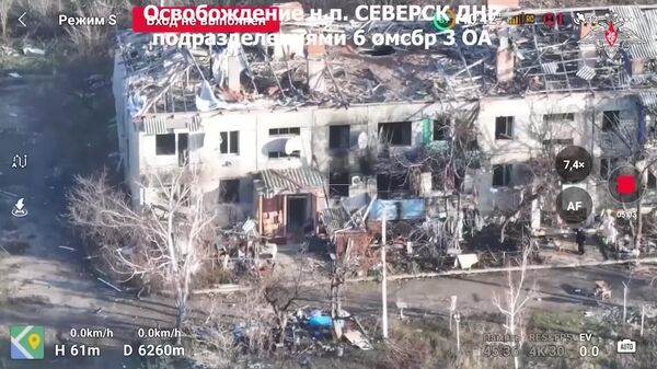 Ещё кадры из освобождённого Северска в ДНР