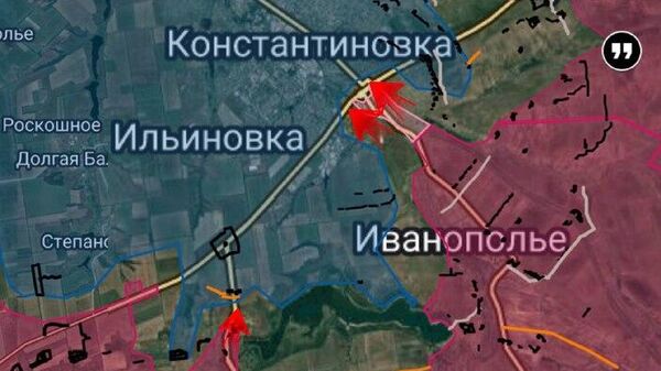 Обстановку на Константиновском направлении сообщает ТГ-канал Дневник десантника