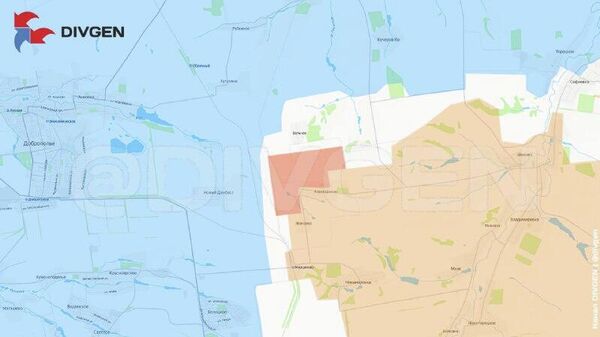 О продвижении штурмовиков ВС РФ у Нового Донбасса на Добропольском направлении сообщает Divgen