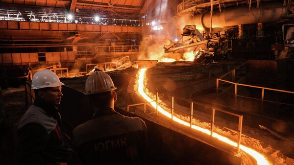 Запуск доменной печи на Алчевском металлургическом комбинате в ЛНР Запуск доменной печи на Алчевском металлургическом комбинате в ЛНР