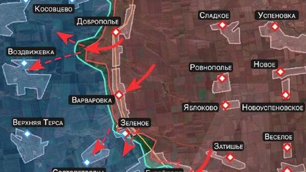 Российские военные с освобождением населённого пункта Варваровка полностью выдавили ВСУ с территории между реками Гайчур и Янчур в Запорожской области