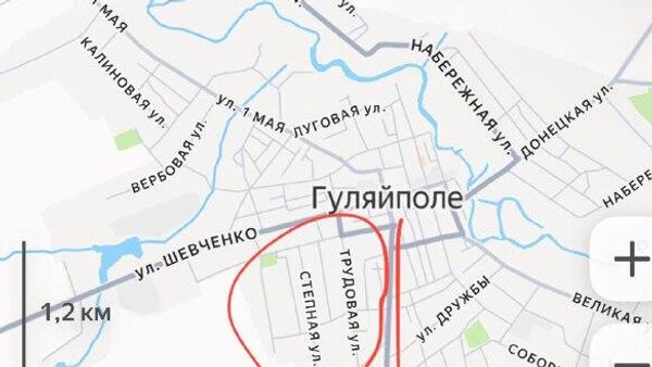 Наши бойцы в Гуляйполе вышли на улицу Поголовский шлях и начали штурмовые действия внутри микрорайона Цветной