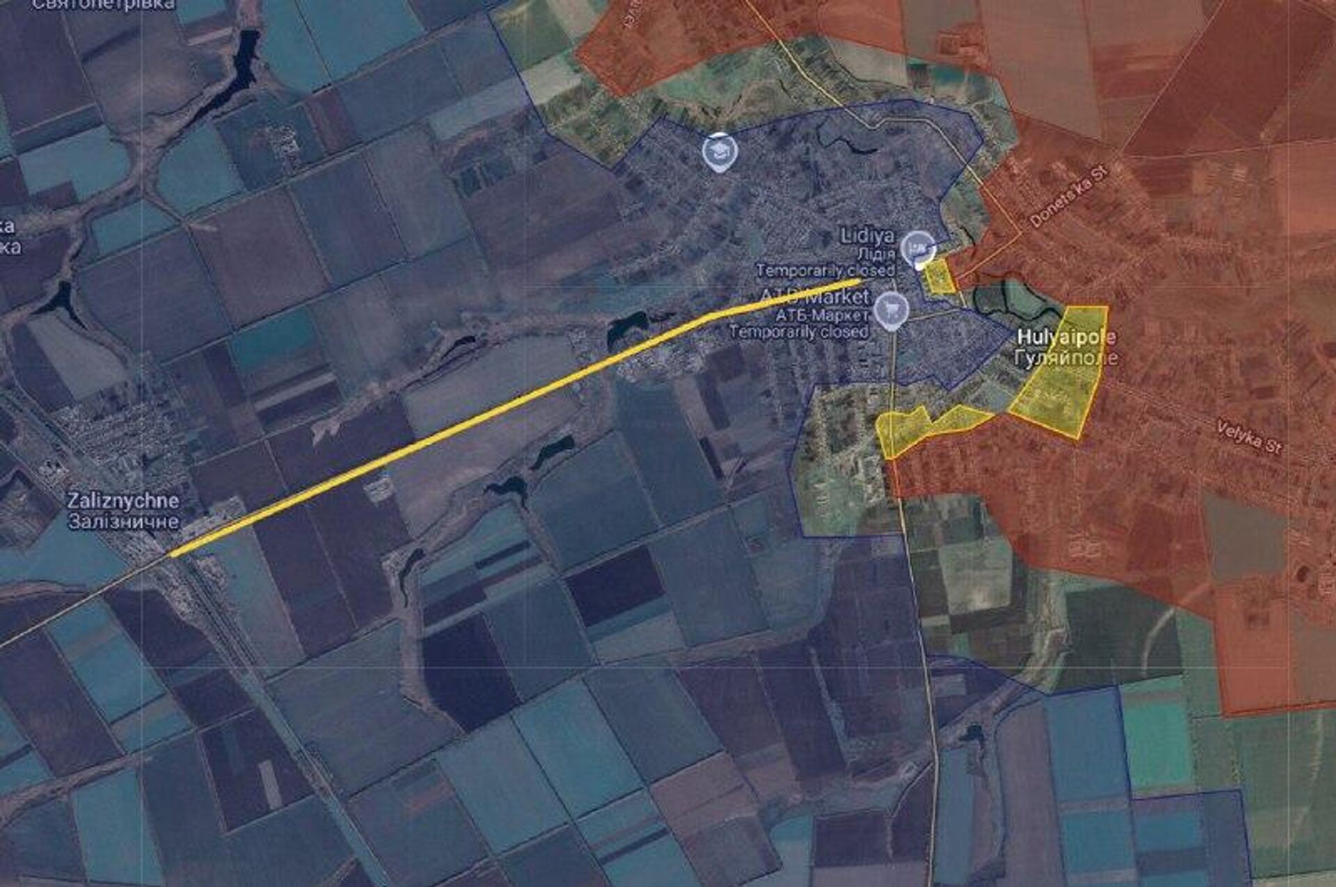 Гуляй-поле, ВСУ блокированы с юга, поджимают север - РИА Новости, 1920, 17.12.2025