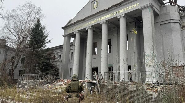 Освобожденный российскими военными Красноармейск в ДНР