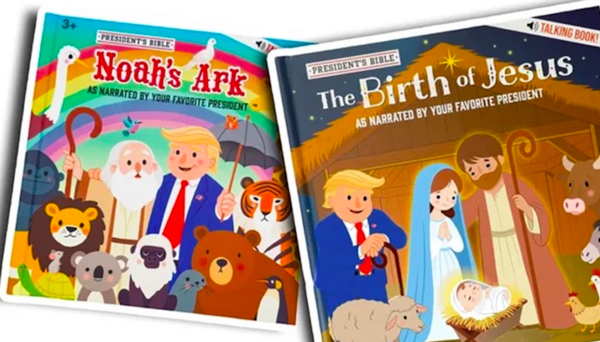 Дональд Трамп в детской Библии