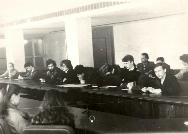 Участники II сбора Политического лицея. Третий слева - К. Сумнительный