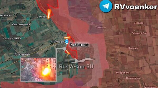 ‼ Армия России продолжает активное наступление и штурмует центр Гуляйполя