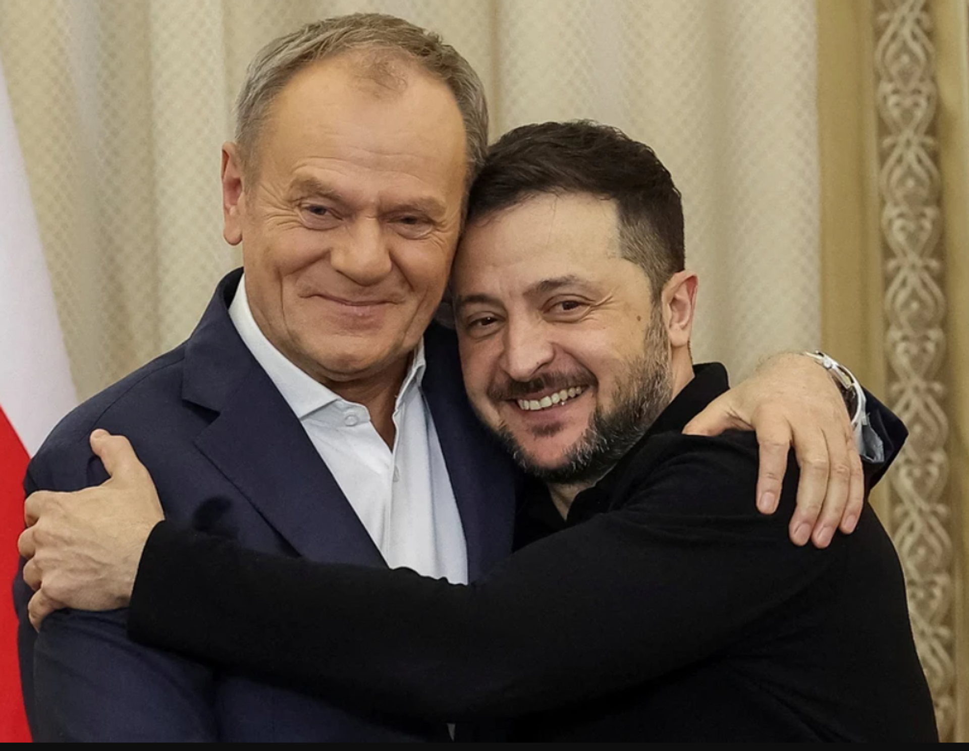 Туск и Зеленский  - РИА Новости, 1920, 22.12.2025