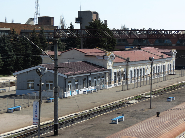 Историческое здание вокзала на станции Иловайск, где произошла встреча Деникина и Май-Маевского в мае 1919 года