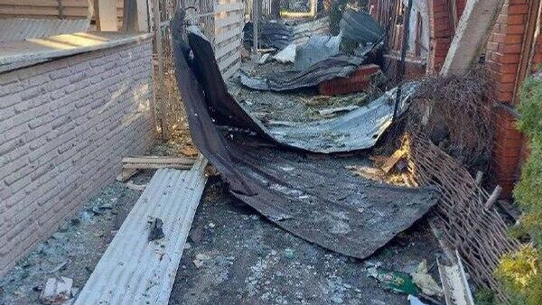 ‼ Кадры с места удара БПЛА ВСУ в Хорлах