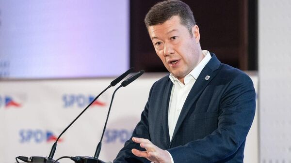 Спикер палаты депутатов парламента Чехии Томио Окамура