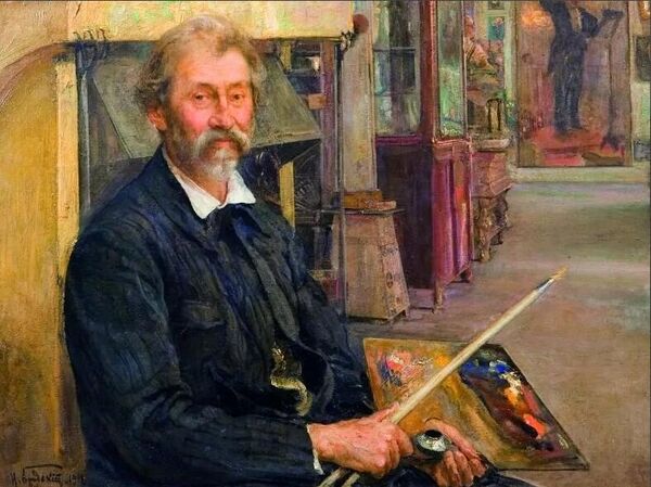 Исаак Бродский Портрет Ильи Репина, 1912 год Исаак Бродский Портрет Ильи Репина, 1912 год