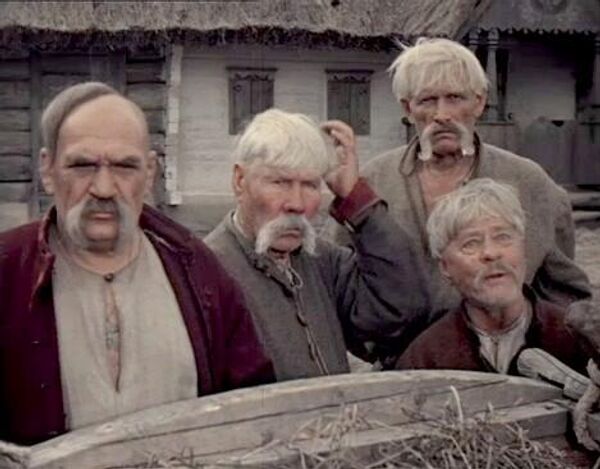 Степан Шкурат. Кадр из фильма Вий