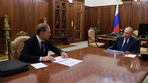 Президент Владимир Путин встретился с первым вице-премьером Денисом Мантуровым