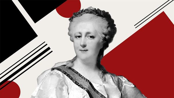 Екатерина II - законодательница в Храме богини Правосудия