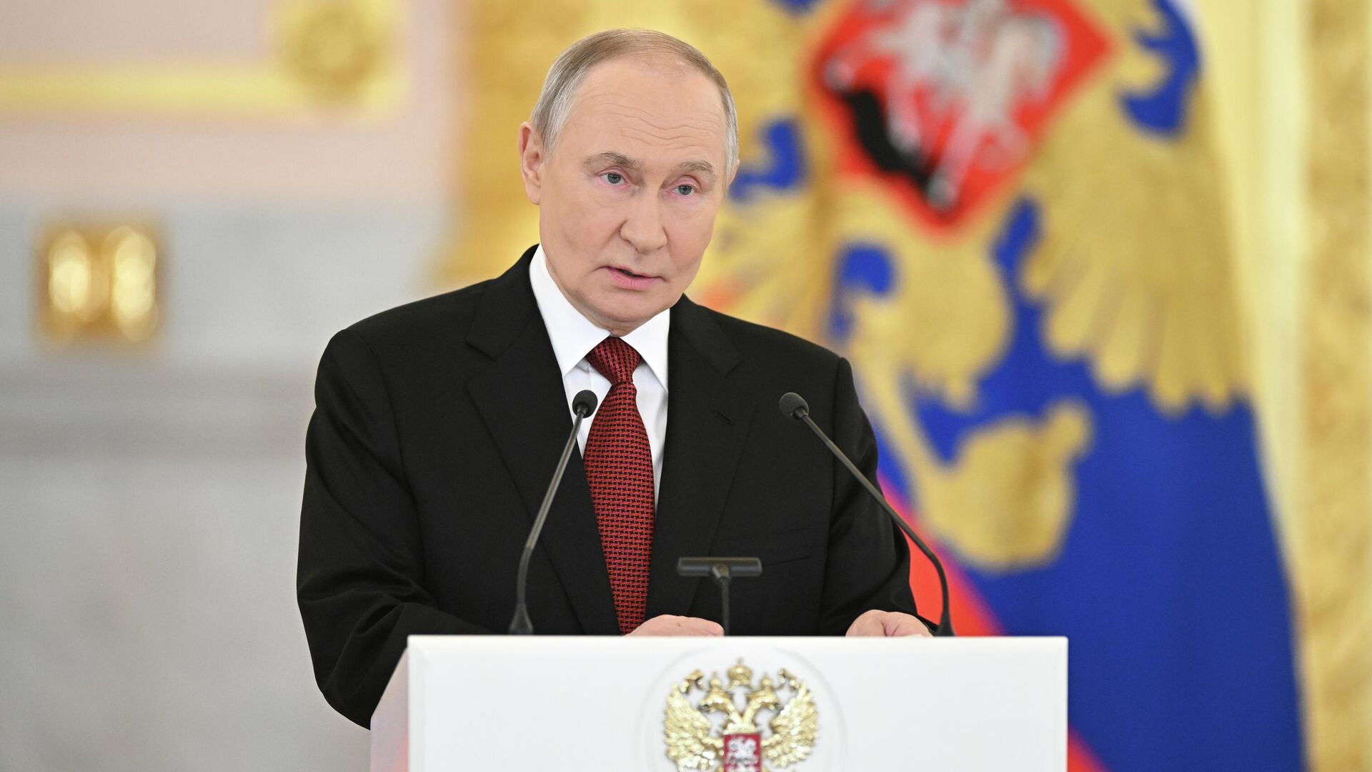 Президент Владимир Путин принял верительные грамоты у вновь прибывших послов иностранных государств - РИА Новости, 1920, 23.02.2026