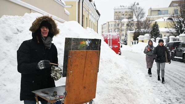 Снег в Москве