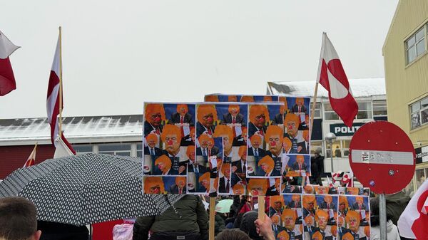 Акция протеста в Нууке, Гренландия