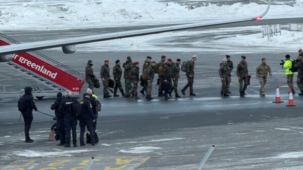 немецкие военные в Гренландии