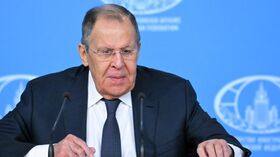 Пресс-конференция министра иностранных дел России Сергея Лаврова