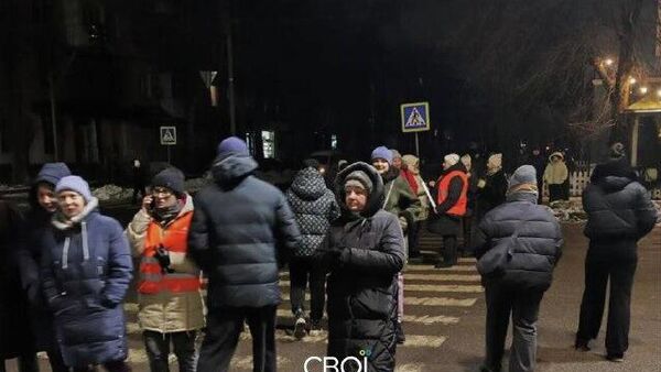 Протесты из-за отсутствия света в Кривом Роге продолжаются