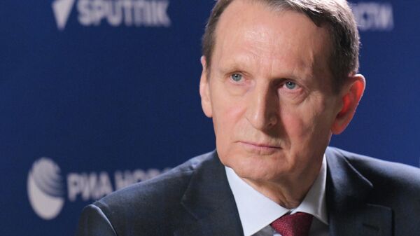 Интервью директора Службы внешней разведки РФ Сергея Нарышкина агентству РИА Новости