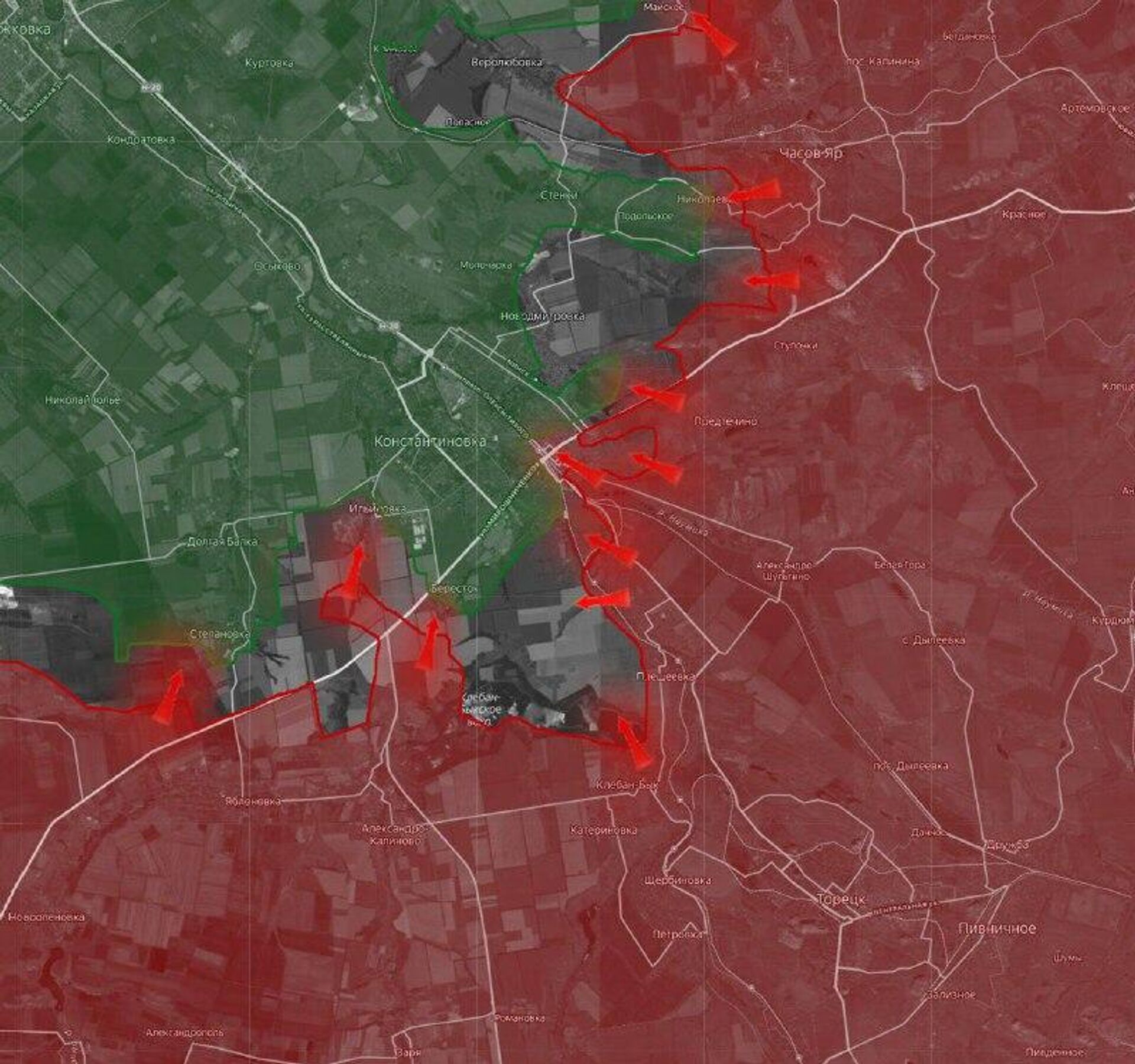 На Константиновском направлении российские подразделения нарастили давление и продвинулись сразу на двух участках Донецкой области: в районах Предтечино и Ступочек - РИА Новости, 1920, 26.01.2026