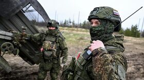 Боевая работа расчета РСЗО Град 83-го самоходного артполка на Краснолиманском направлении СВО