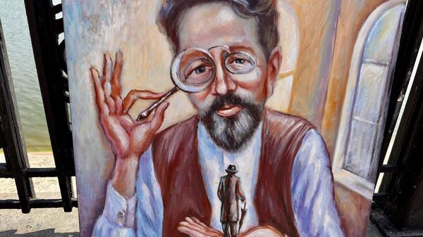 Чехов и донецкий художник Равиль Акмаев