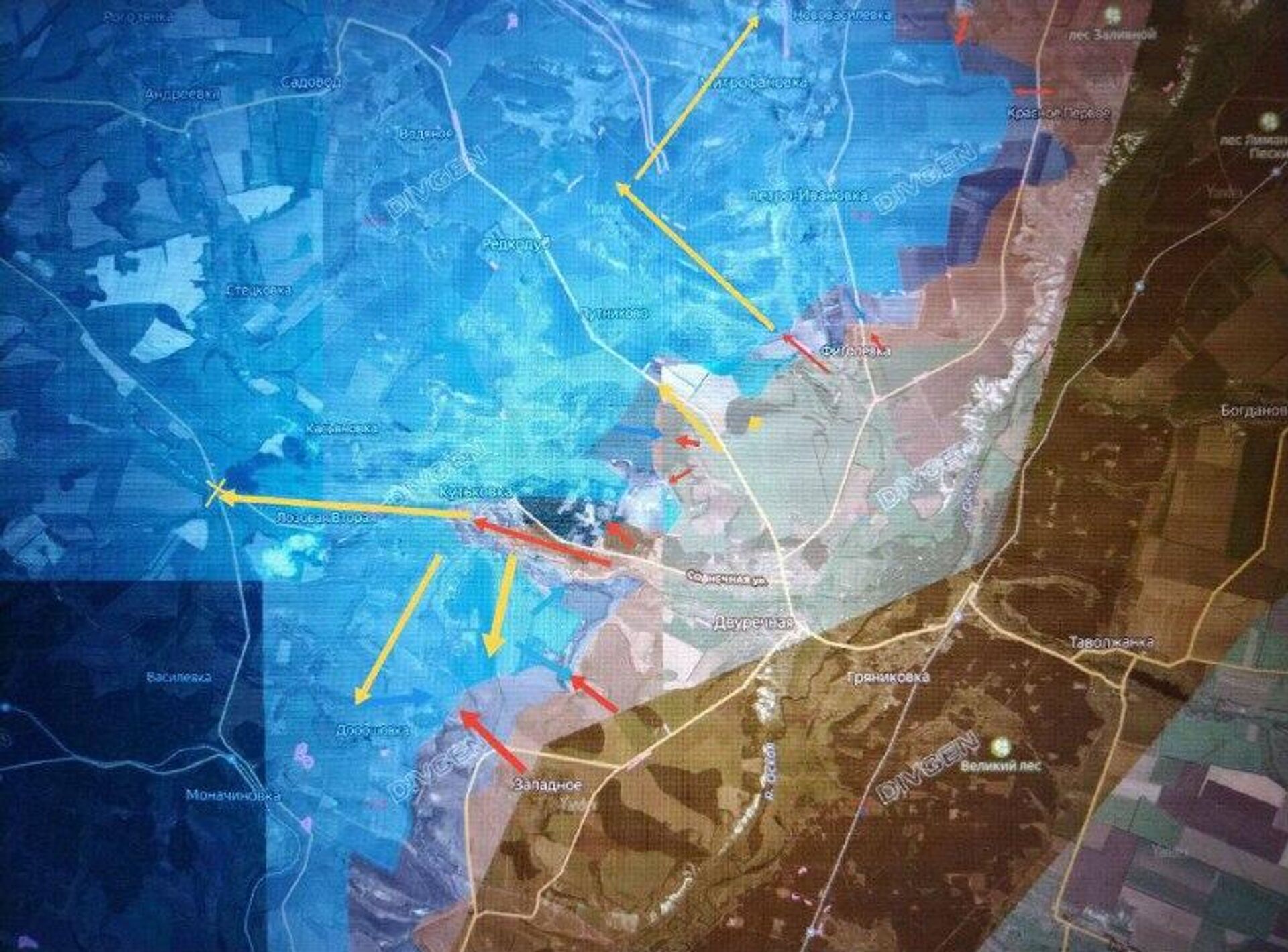 ‼ Купянское направление - РИА Новости, 1920, 30.01.2026