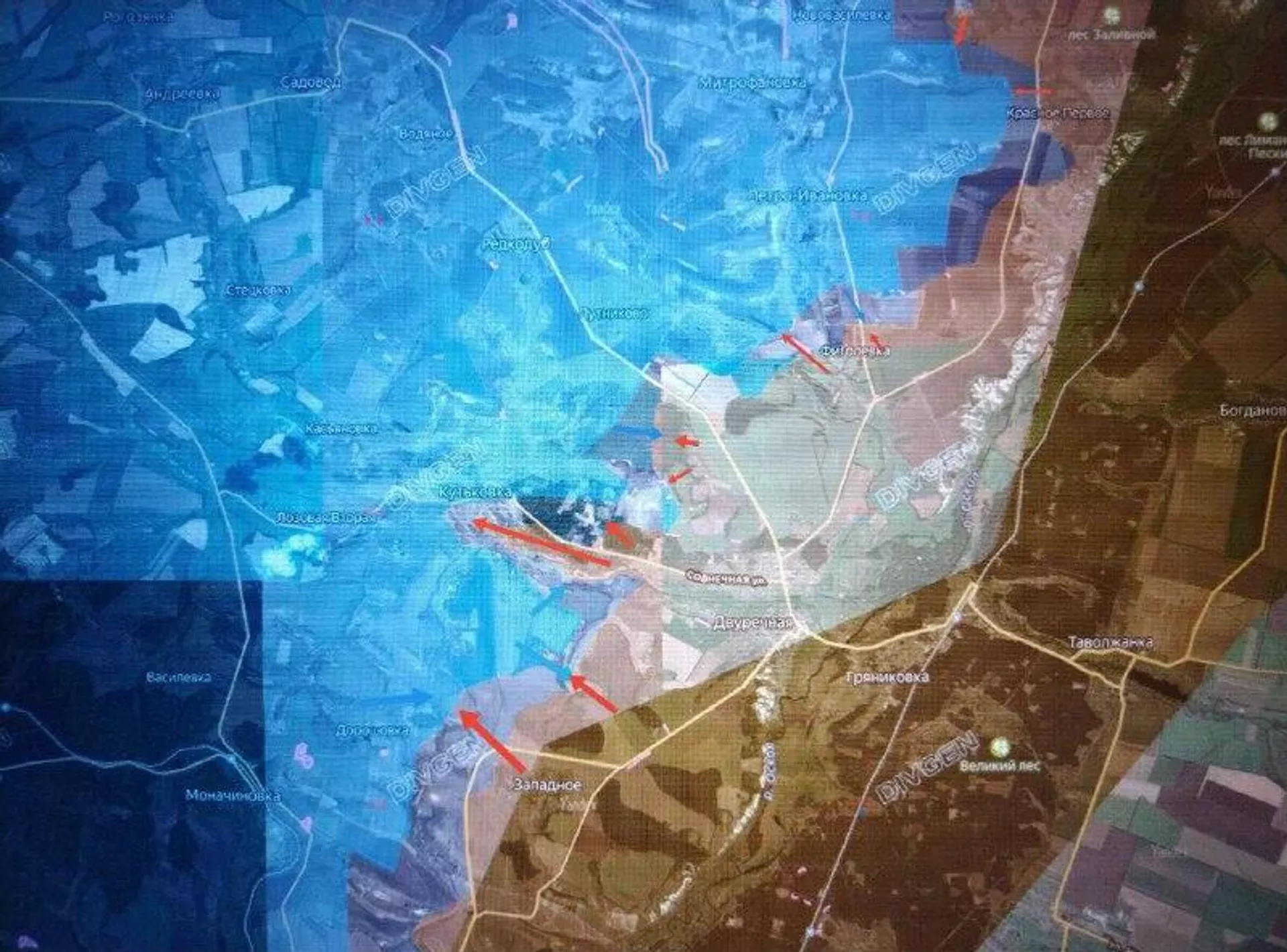 ‼ Купянское направление - РИА Новости, 1920, 30.01.2026