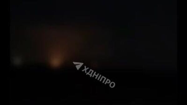 Новые кадры прилётов в Днепропетровске