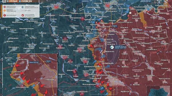 ВС РФ дальше продвигаются на Восточно-Запорожском направлении
