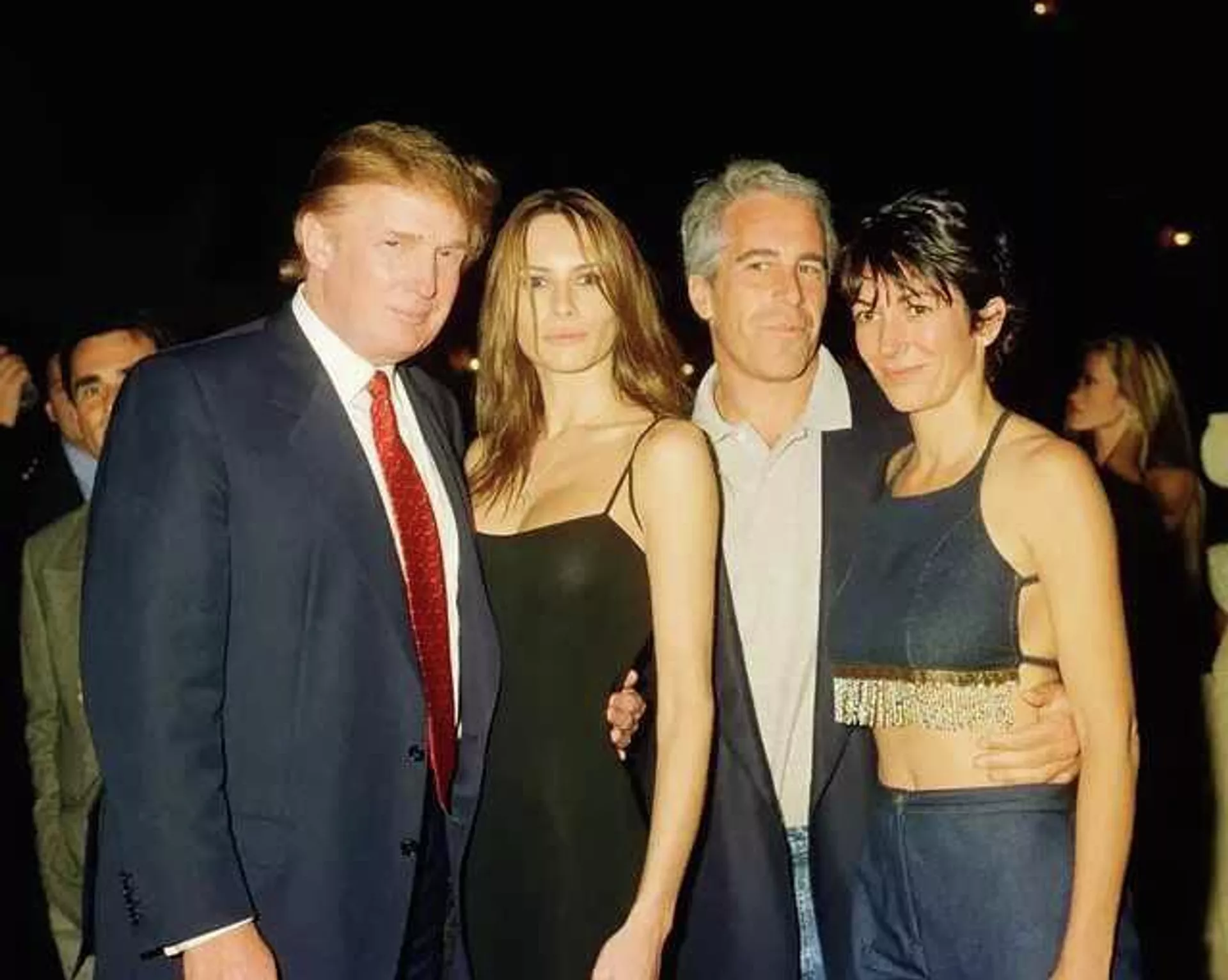 Epstein, Ghislaine Maxwell, Melania a Trump - RIA Novosti, 1920, 8. februára 2026