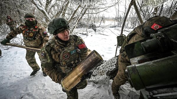 Боевая работа артиллерии спецназа Ахмат МО РФ на Сумском направлении