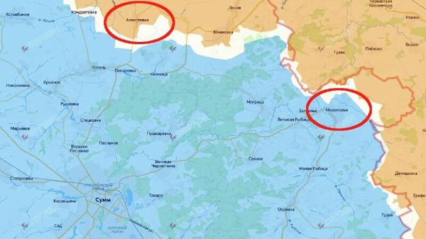 О ситуации на Сумском направлении за прошедшие сутки
