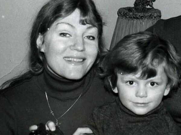 Анна Герман с сыном