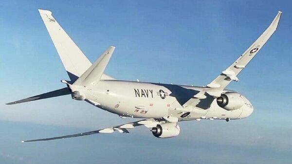 ‼ Разведывательный противолодочный самолет ВМС США Boeing P-8A Poseidon несколько часов летал вдоль берегов Ирана