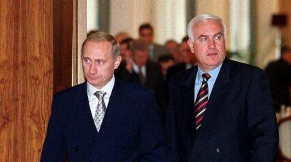 Владимир Путин и Валерий Пустовойтенко, 1999 год