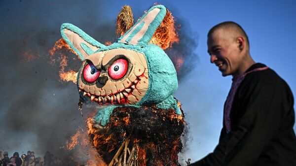 Празднование Масленицы в России