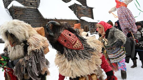 Празднование Масленицы в России