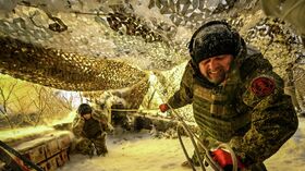 Боевая работа артиллерии спецназа Ахмат МО РФ на Сумском направлении