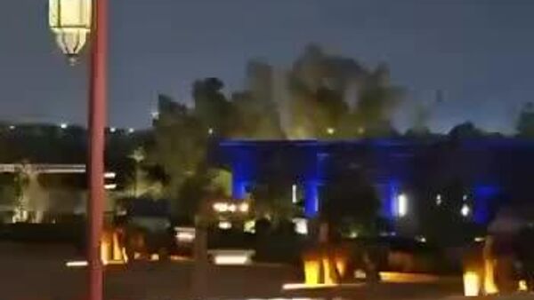 ‼ Заявляется, что на кадрах запечатлён дым и пожар в американском посольстве в Эр-Рияде