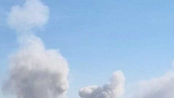 На первых фото и видео - один из нефтяных танкеров, ставших мишенью Ирана у южного побережья Ирака